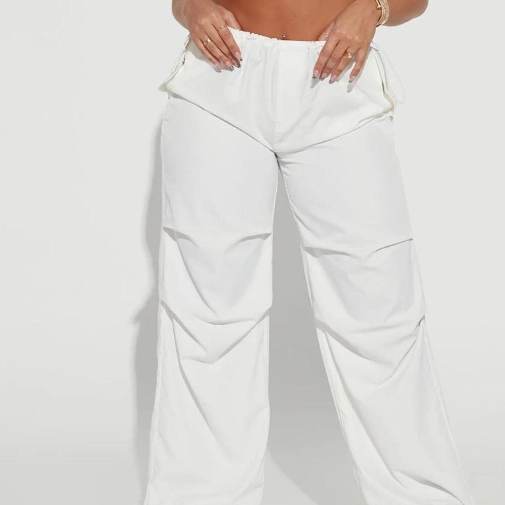 fashion nova White Xsmall Jogger Pants